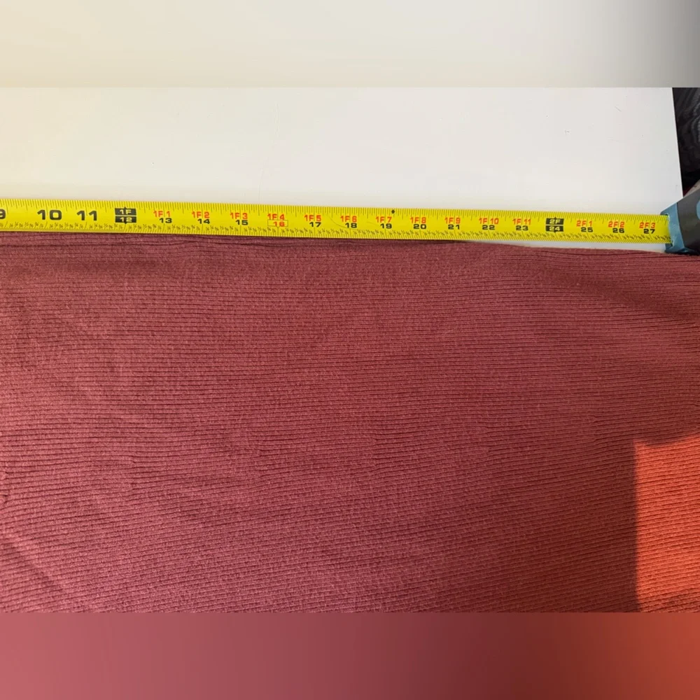 Free People Emilie Sweater Wide Leg Pants Medium In Rust - Picture 16 of 16